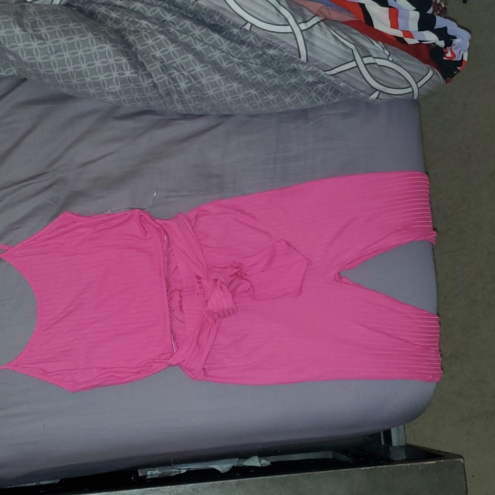 Pink jumpsuit